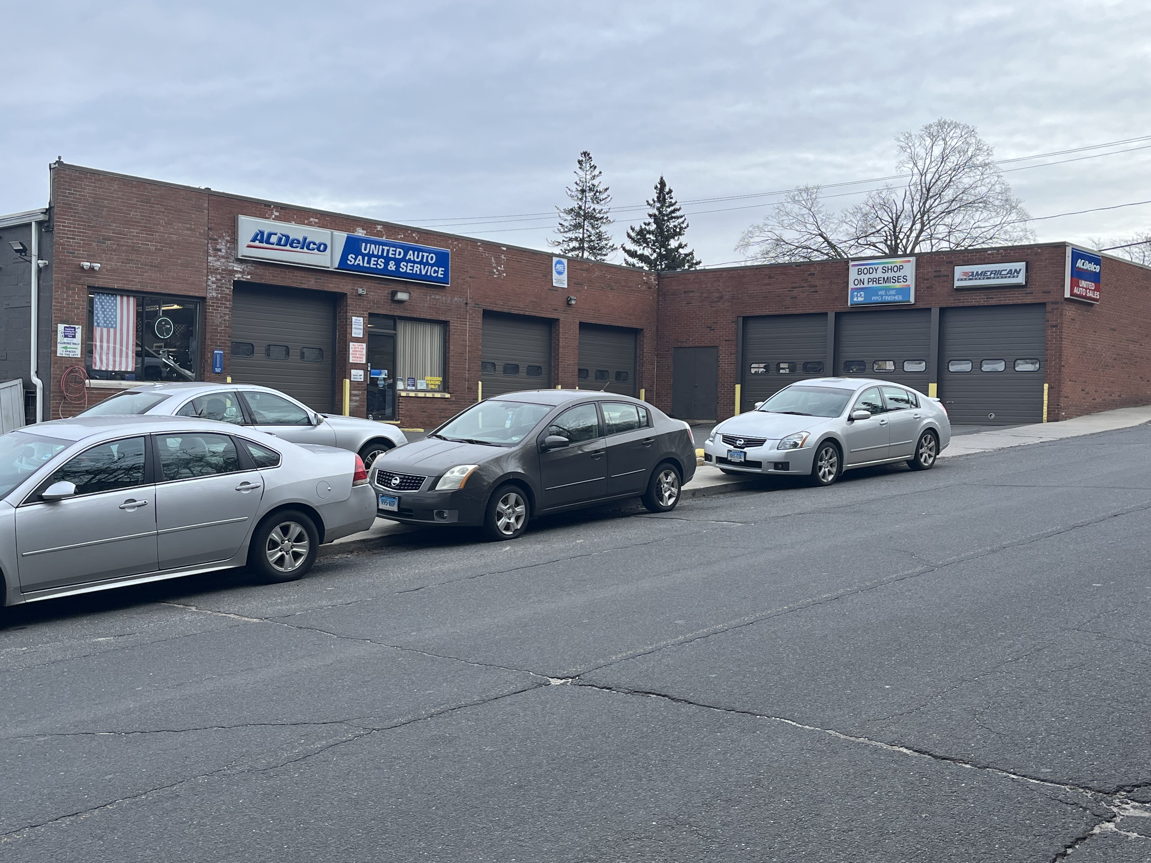 Front of United Auto building